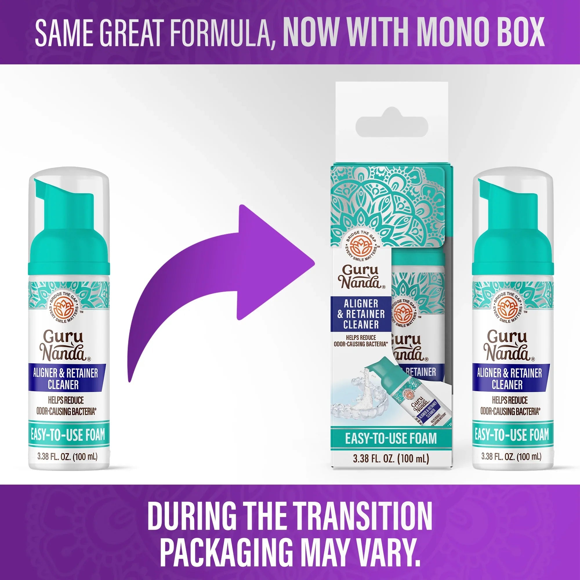 Aligner & Retainer Foam Cleaner ¨C 3.38 fl oz