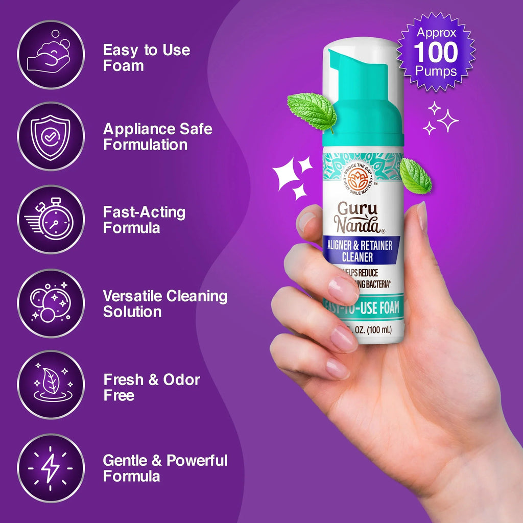 Aligner & Retainer Foam Cleaner ¨C 3.38 fl oz