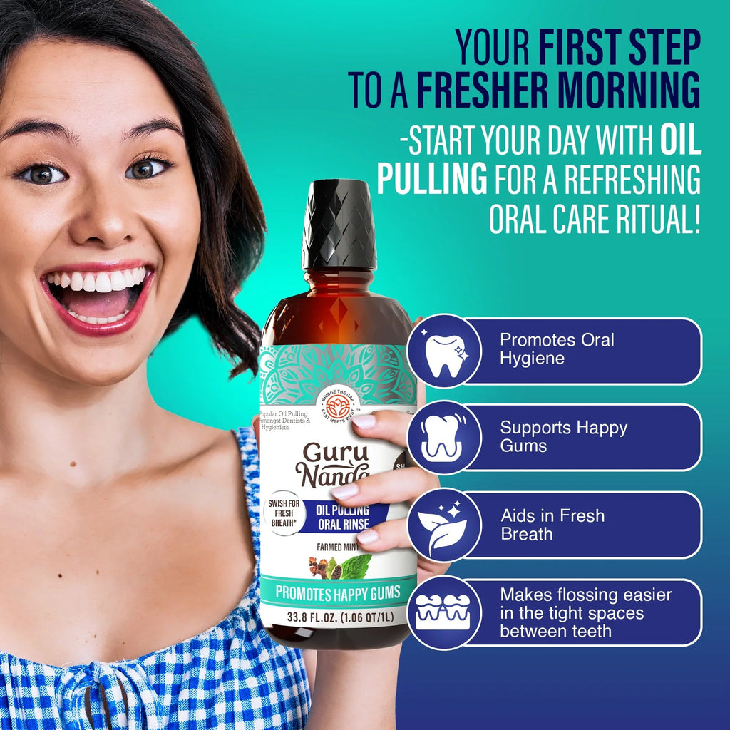 Cocomint Oil Pulling with 7 Essential Oils & Vitamins D3. E & K2