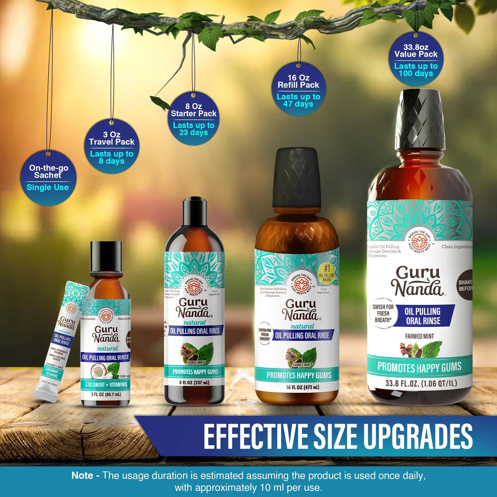 Cocomint Oil Pulling with 7 Essential Oils & Vitamins D3. E & K2