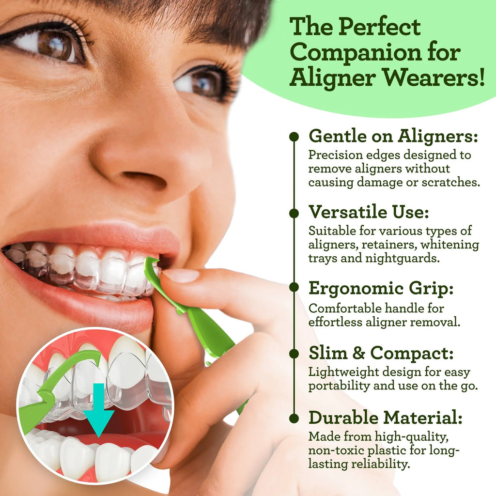 Ultimate Dual Function Tongue Scraper with Aligner Remover ¨C 40 Count