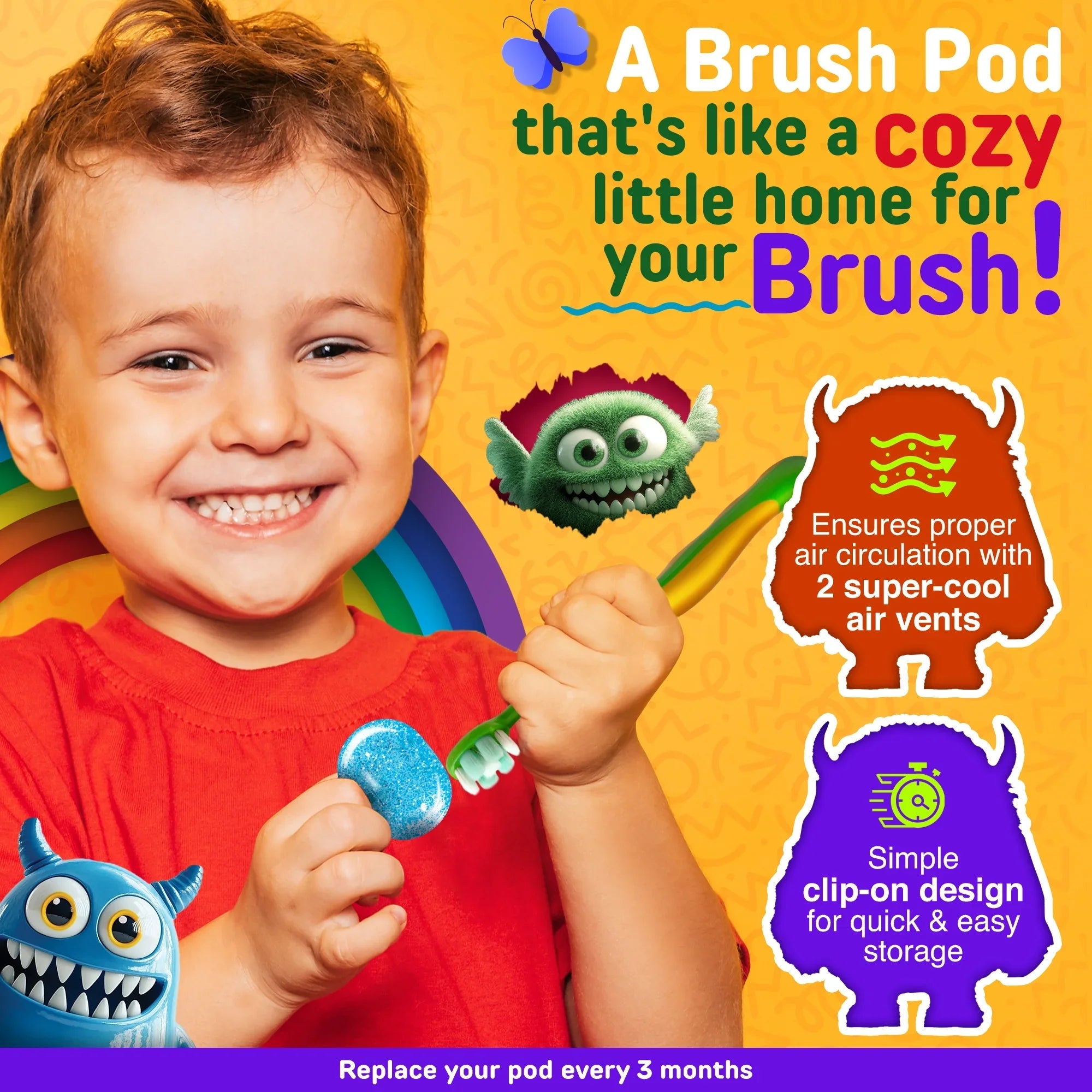 Kids' Brush Pod Toothbrush Protector ¨C 1 Count