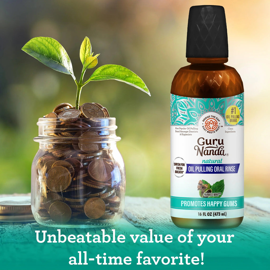 Cocomint Oil Pulling with 7 Essential Oils & Vitamins D3. E & K2