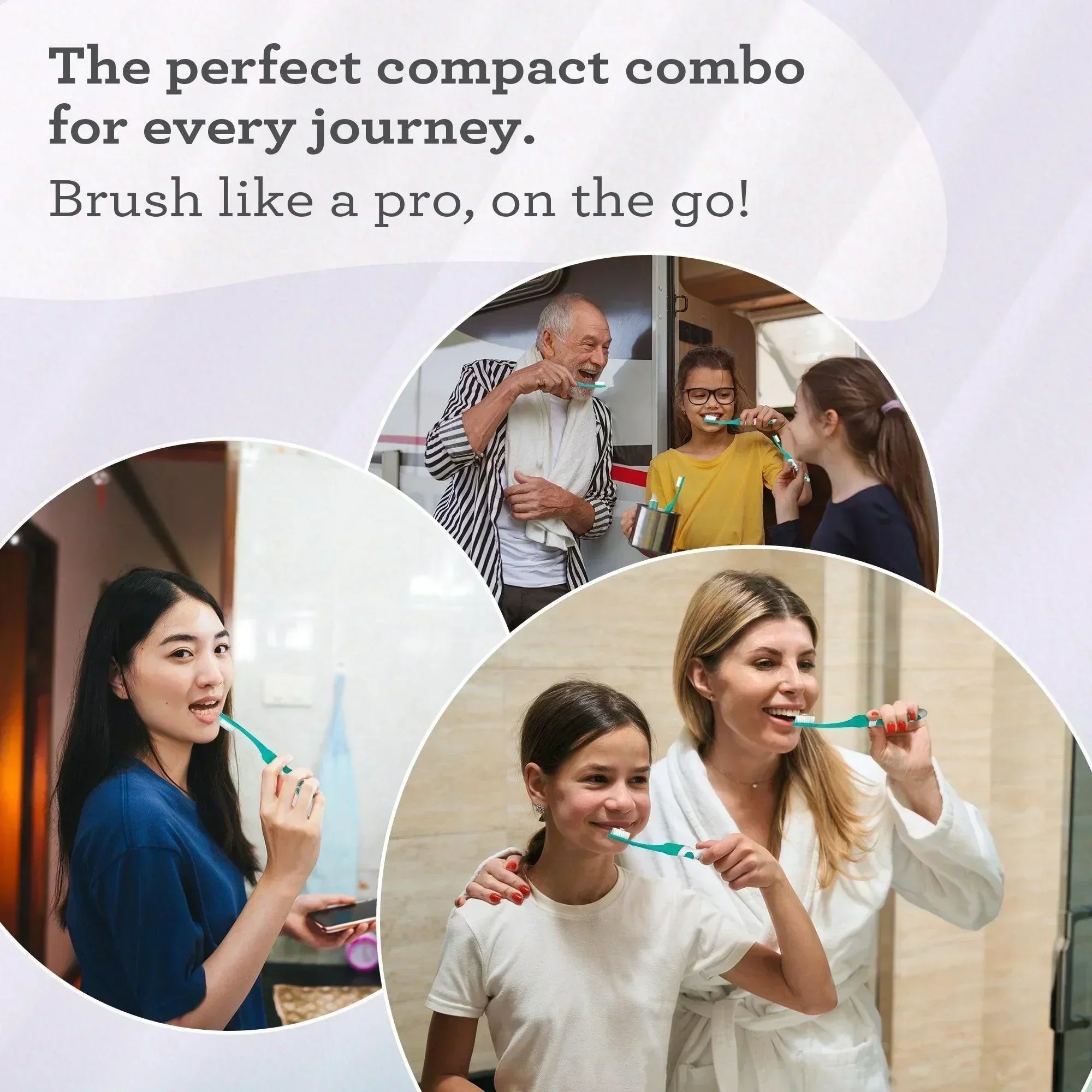 Travel Kit ¨C Folding Toothbrush & Hydroxyapatite Toothpaste. Jasmine Mint ¨C 0.98 oz