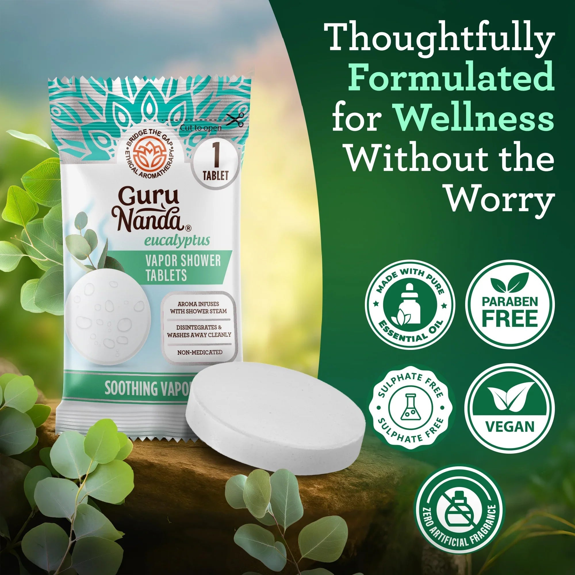 Eucalyptus Vapor Shower Tablets ¨C 10 Count