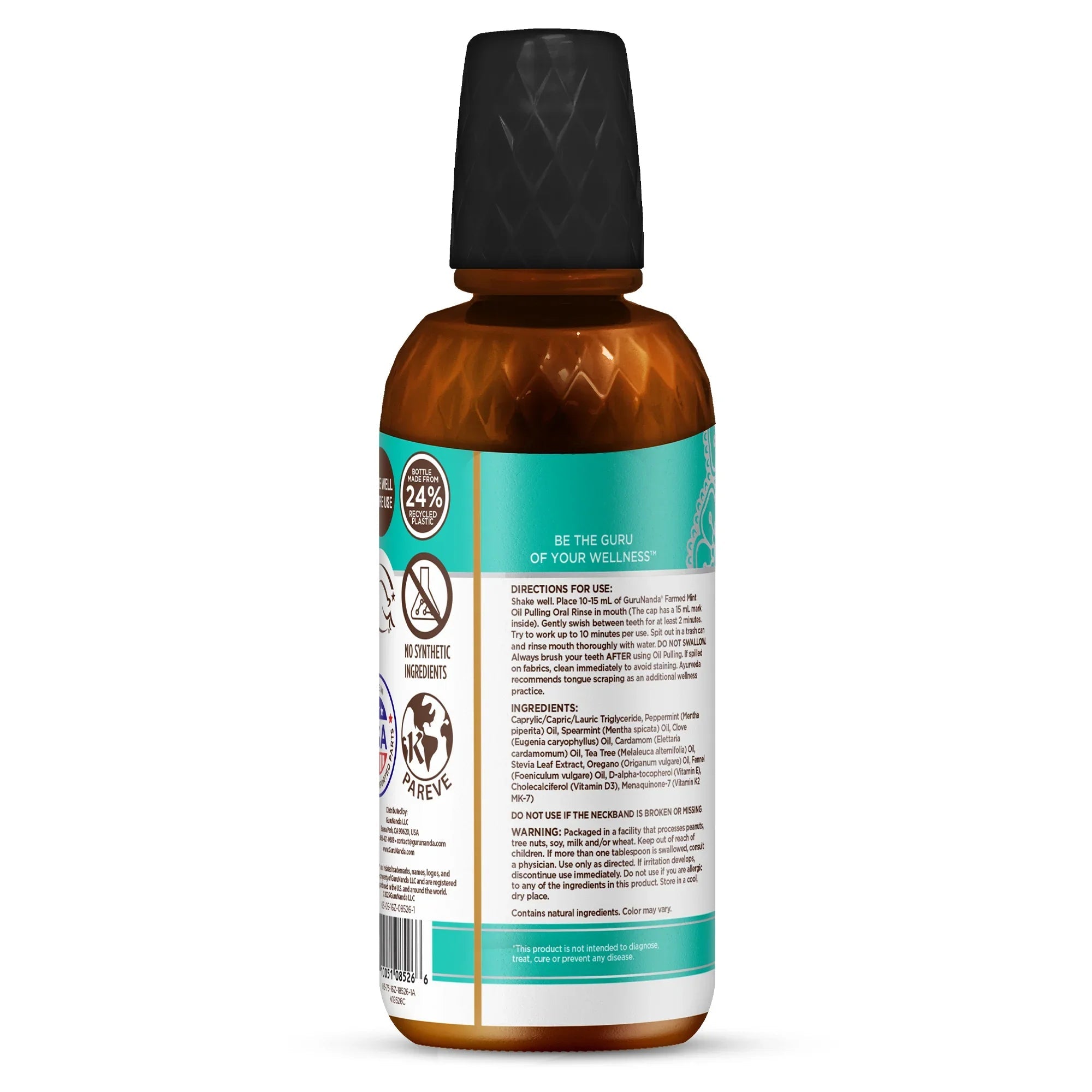 Cocomint Oil Pulling with 7 Essential Oils & Vitamins D3. E & K2