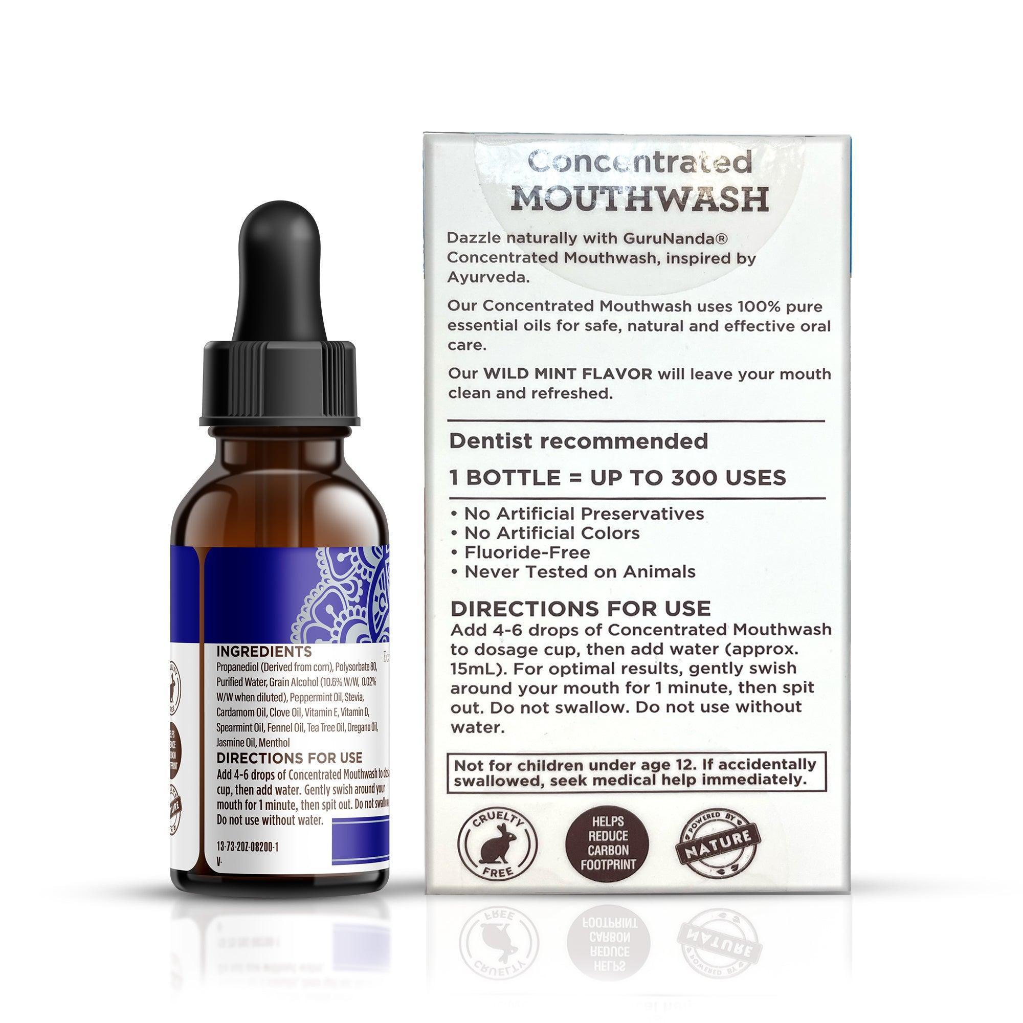 Concentrated Mouthwash. Wild Mint ¨C 2 fl oz