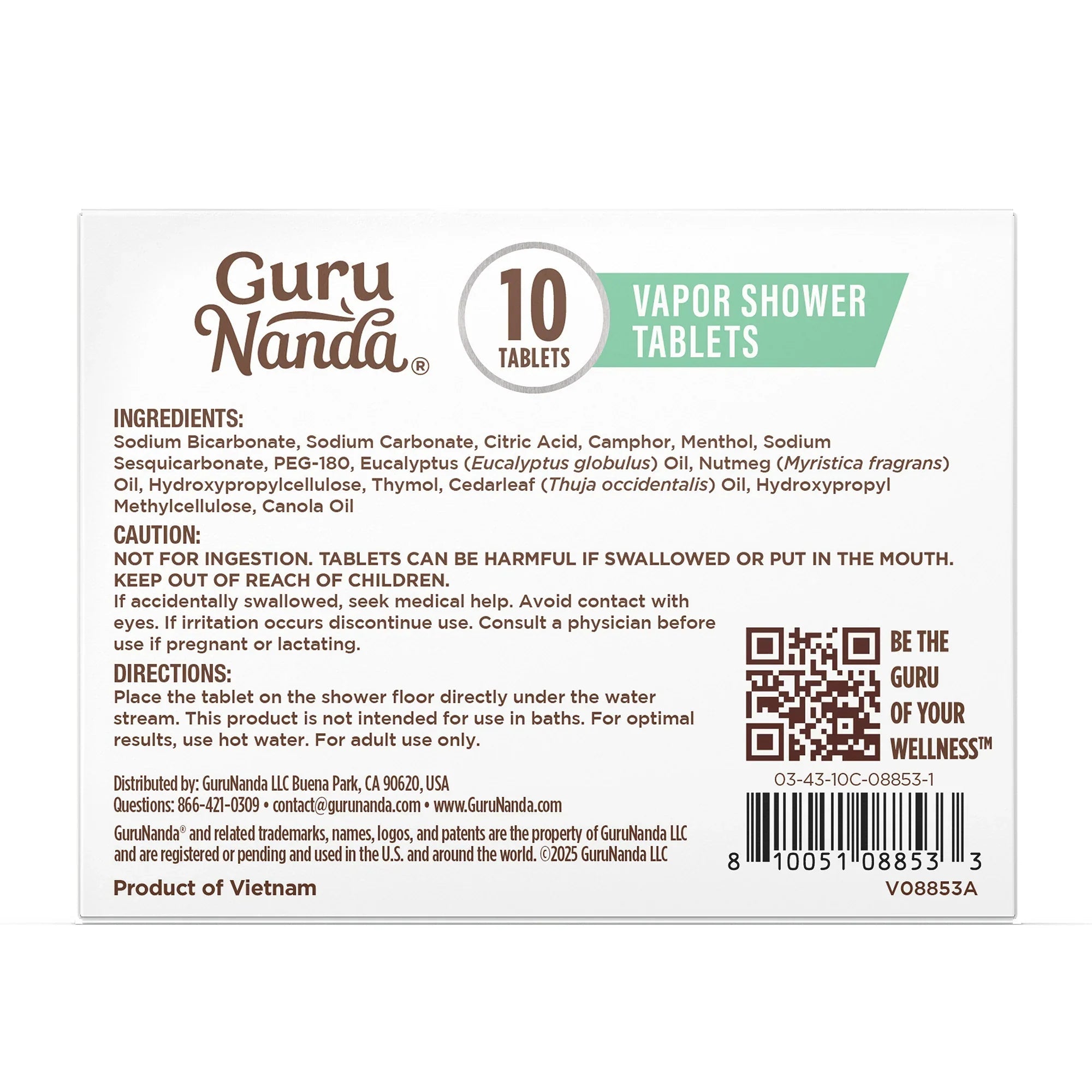 Eucalyptus Vapor Shower Tablets ¨C 30 Count