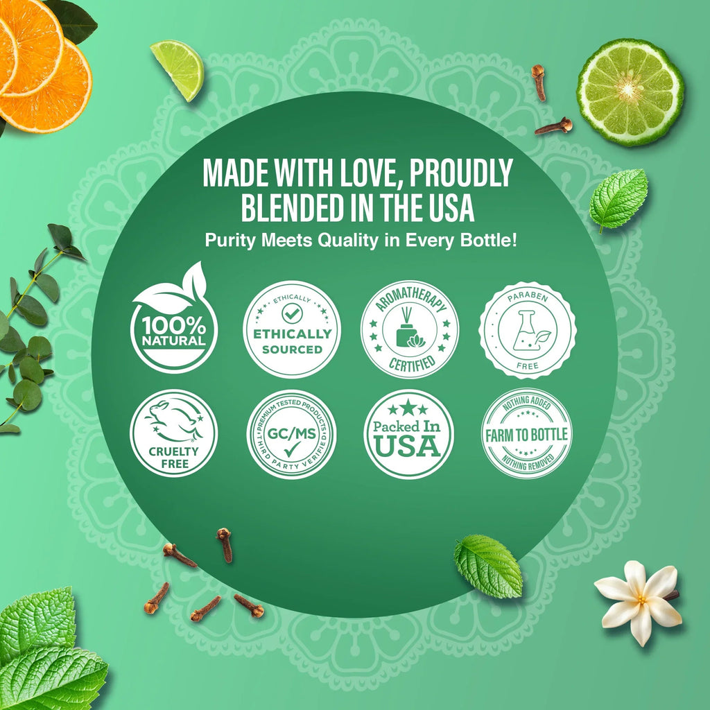 6 Essential Oil Blends Set. 10 ML