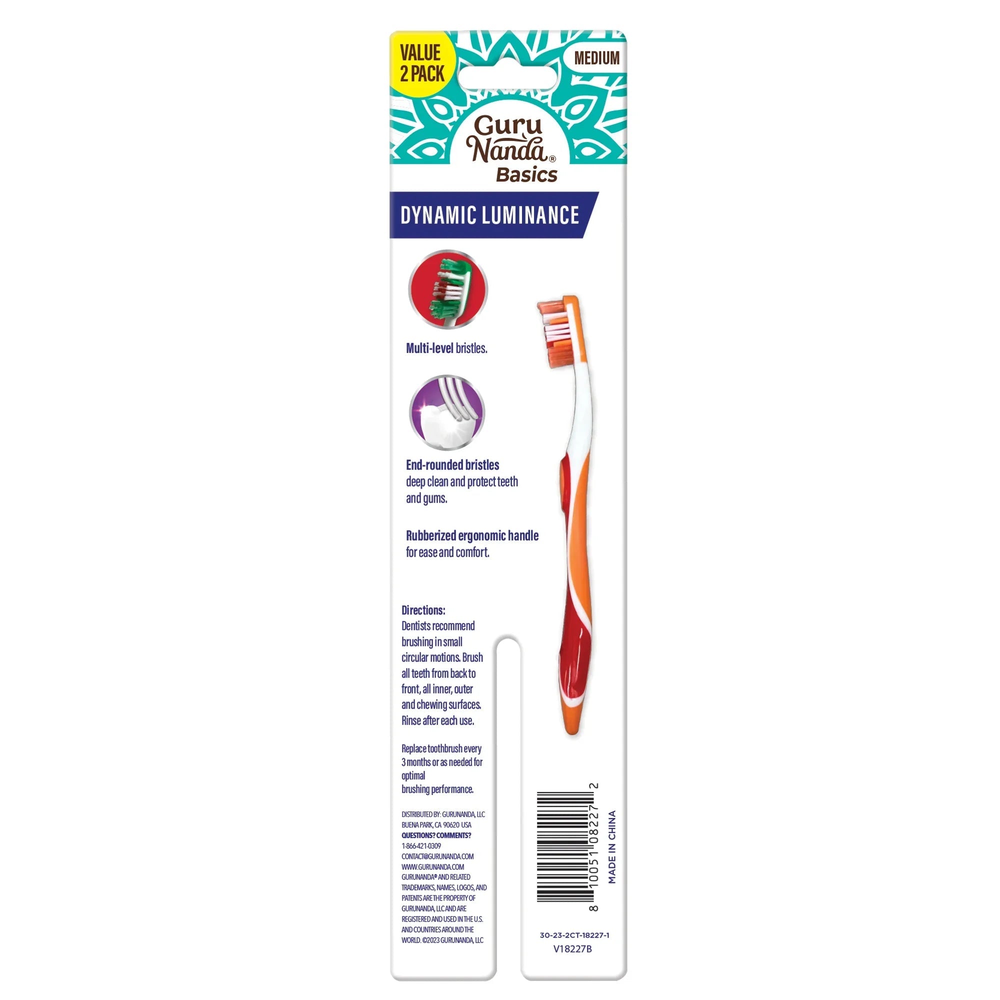 Dynamic Luminance Toothbrush ¨C 2 Pack