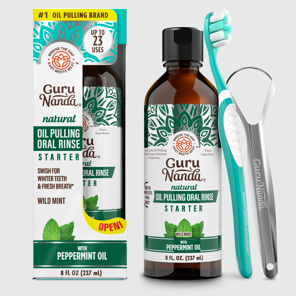 Coconut & Peppermint Oil Pulling. Starter Kit ¨C 8 fl. oz.