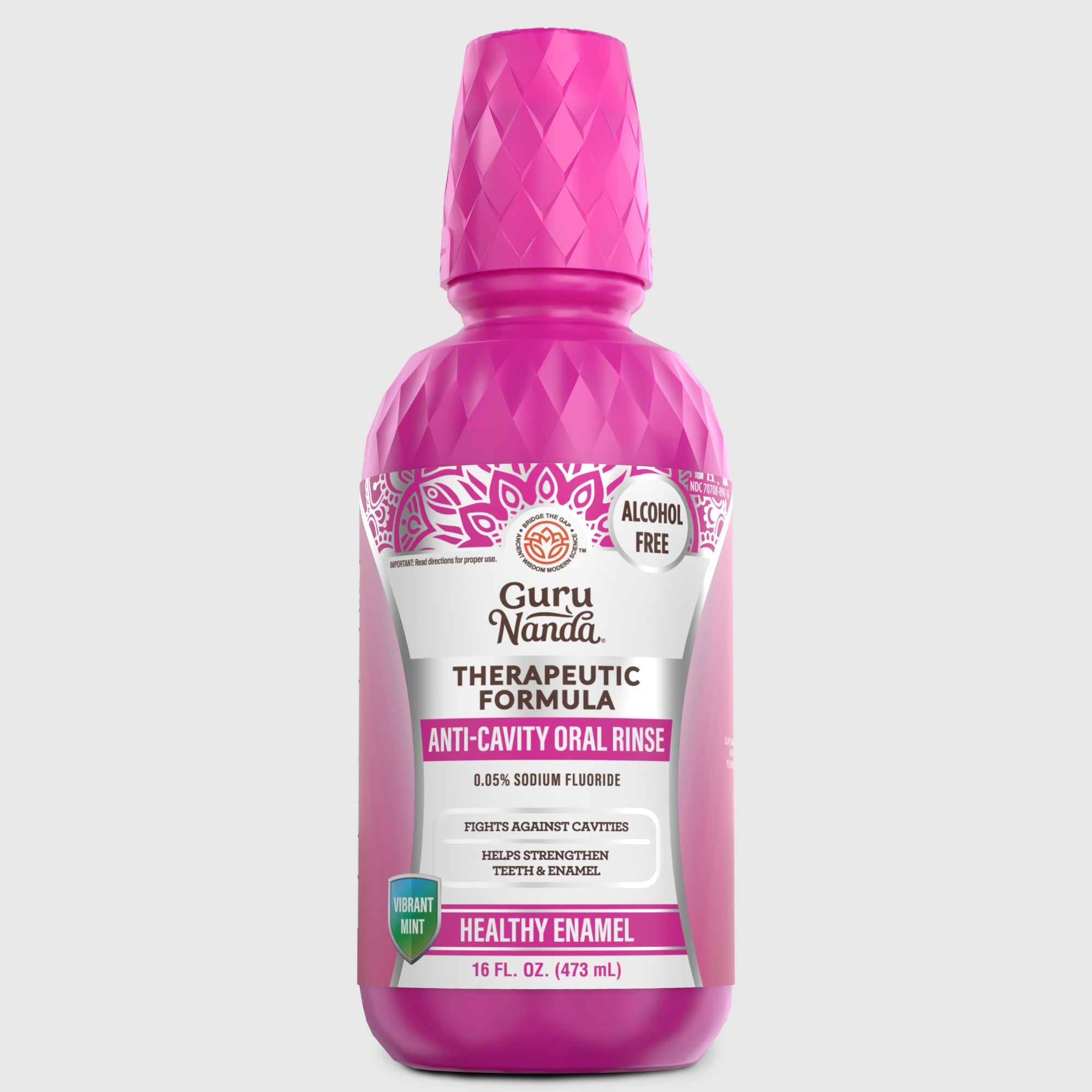 Anti-Cavity Oral Rinse. Vibrant Mint
