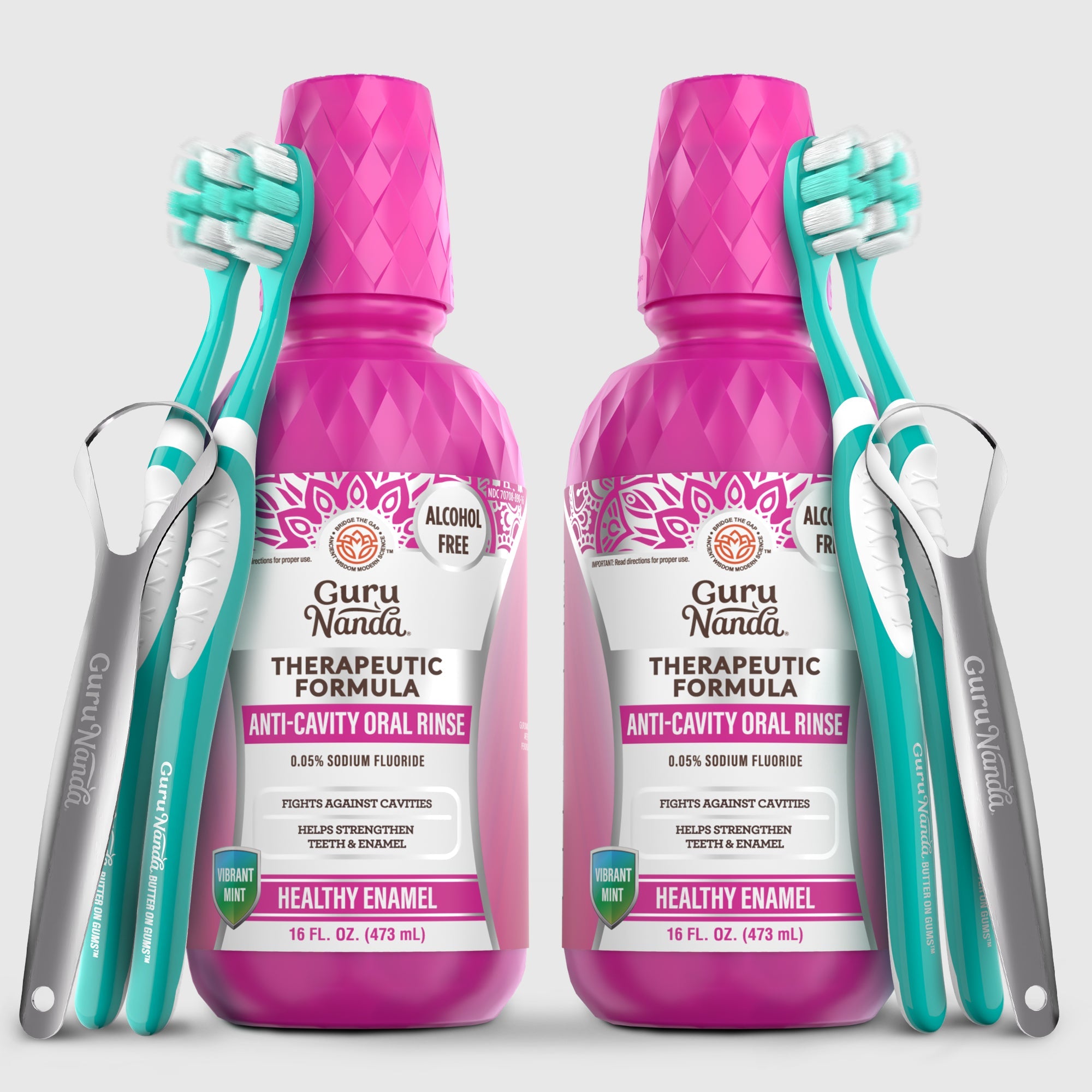 Anti-Cavity Oral Rinse. Vibrant Mint