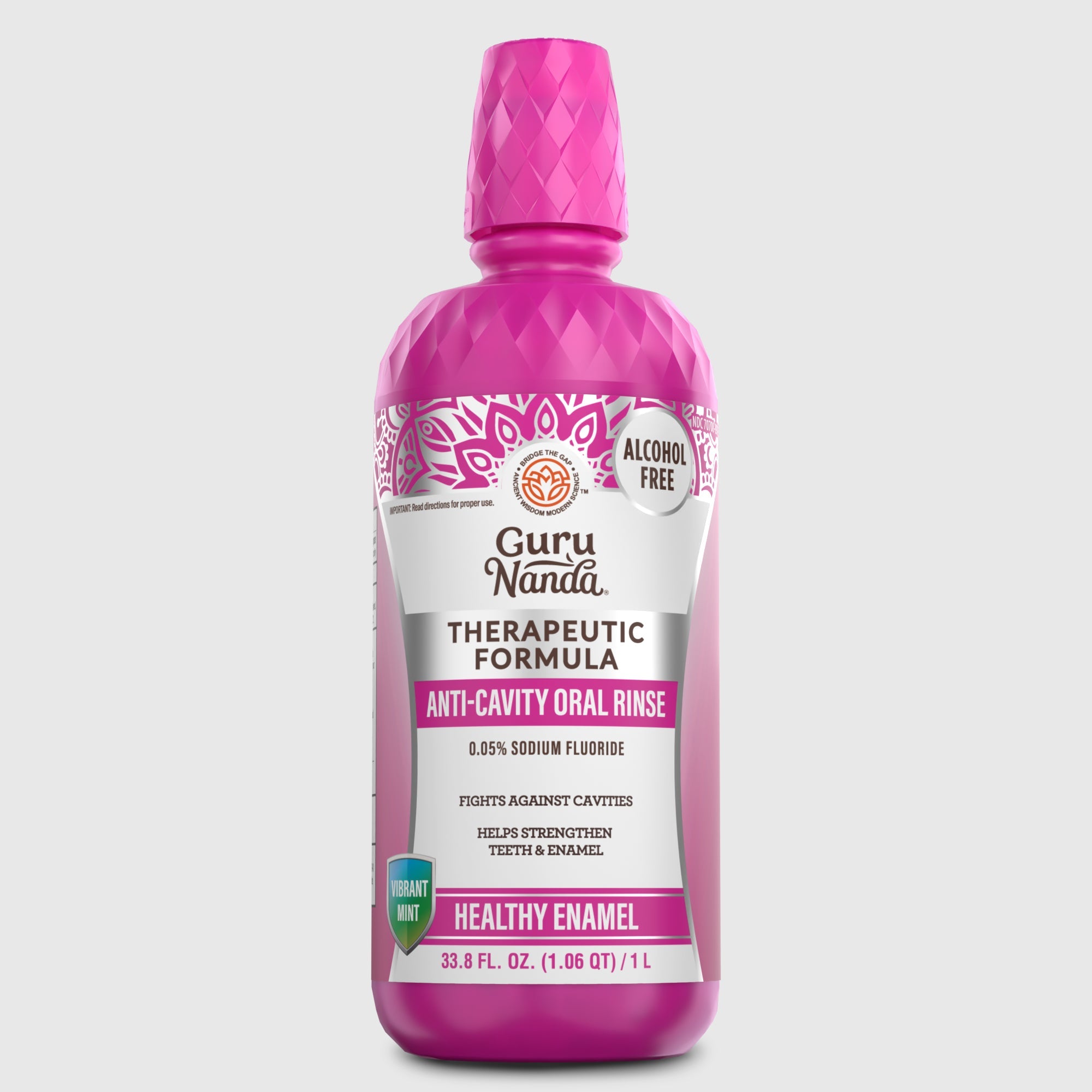 Anti-Cavity Oral Rinse. Vibrant Mint