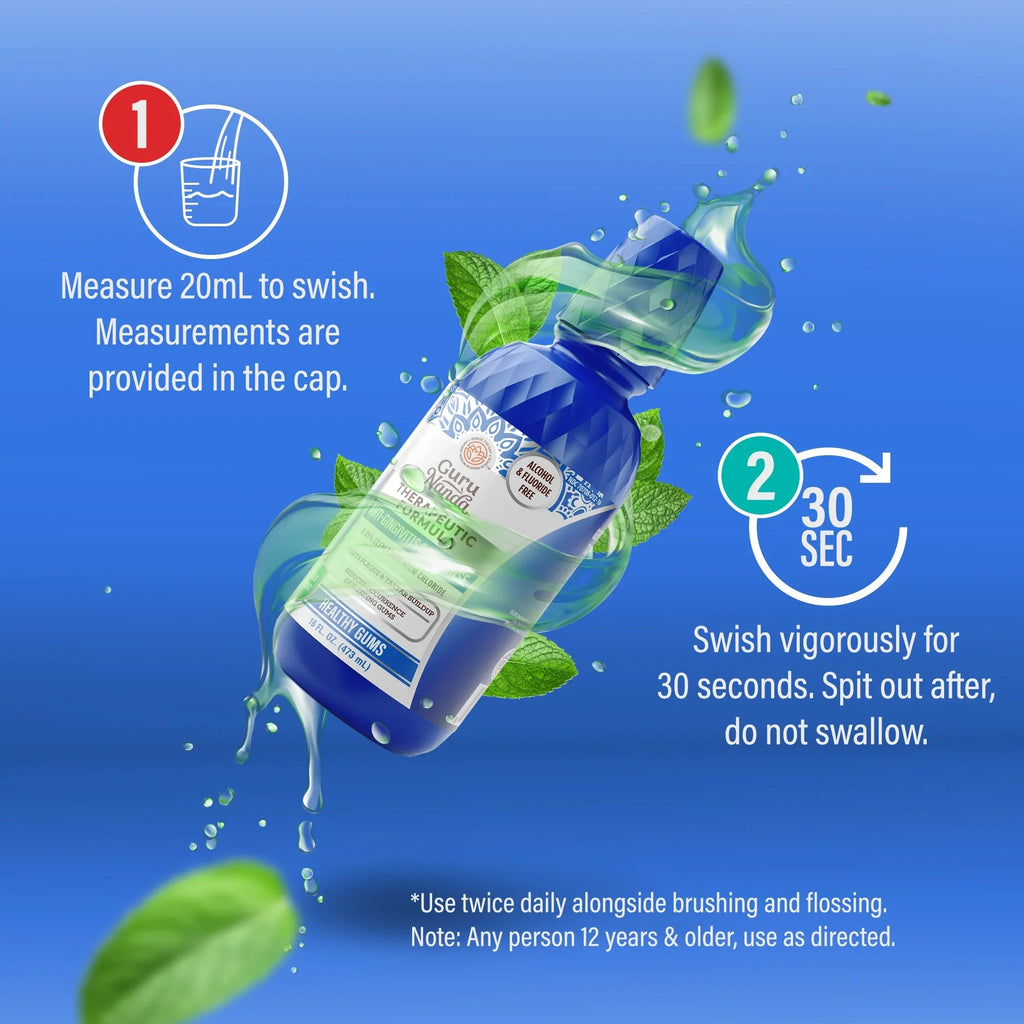 Healthy Gums Oral Rinse. Wild Mint