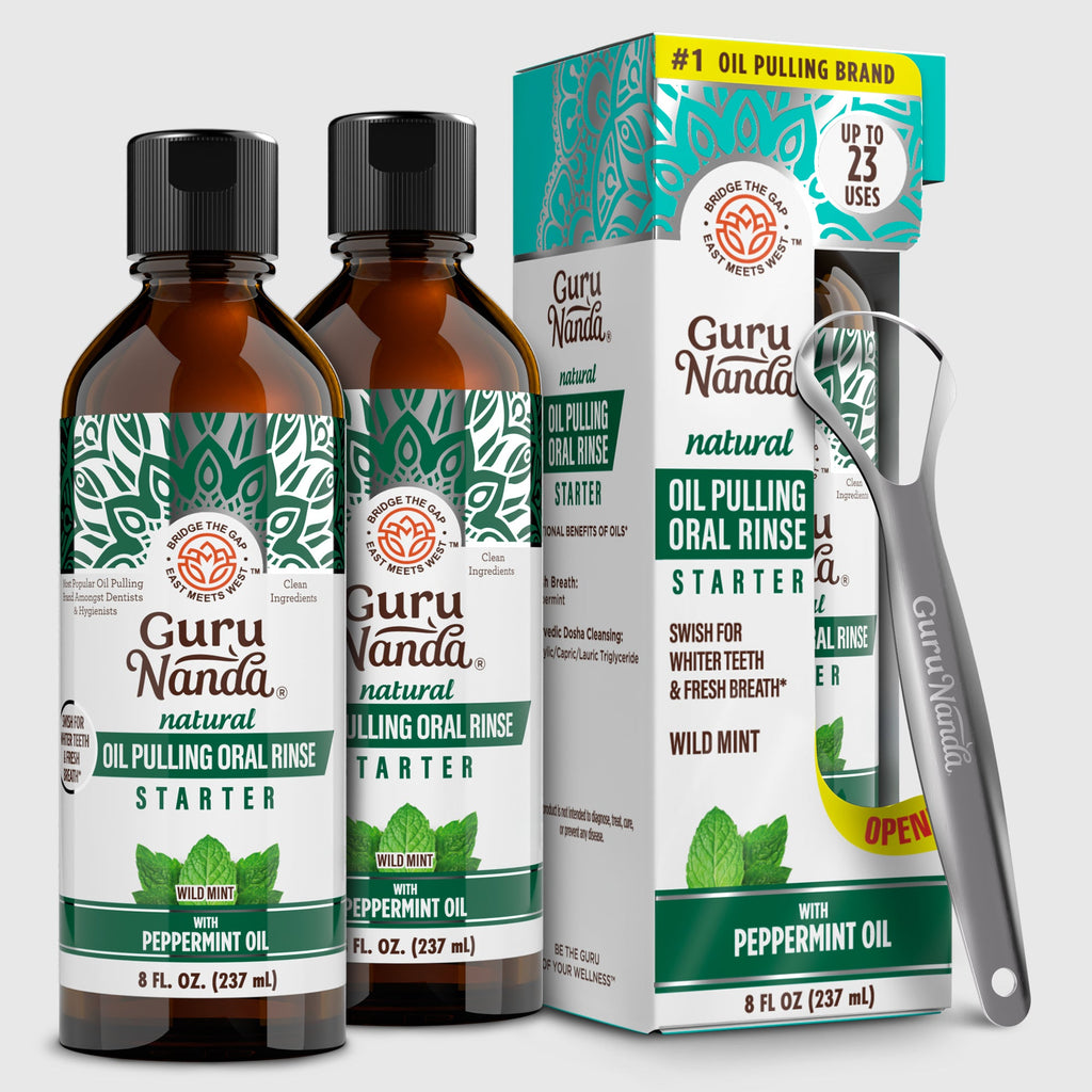 Coconut & Peppermint Oil Pulling. Starter Kit ¨C 8 fl. oz.