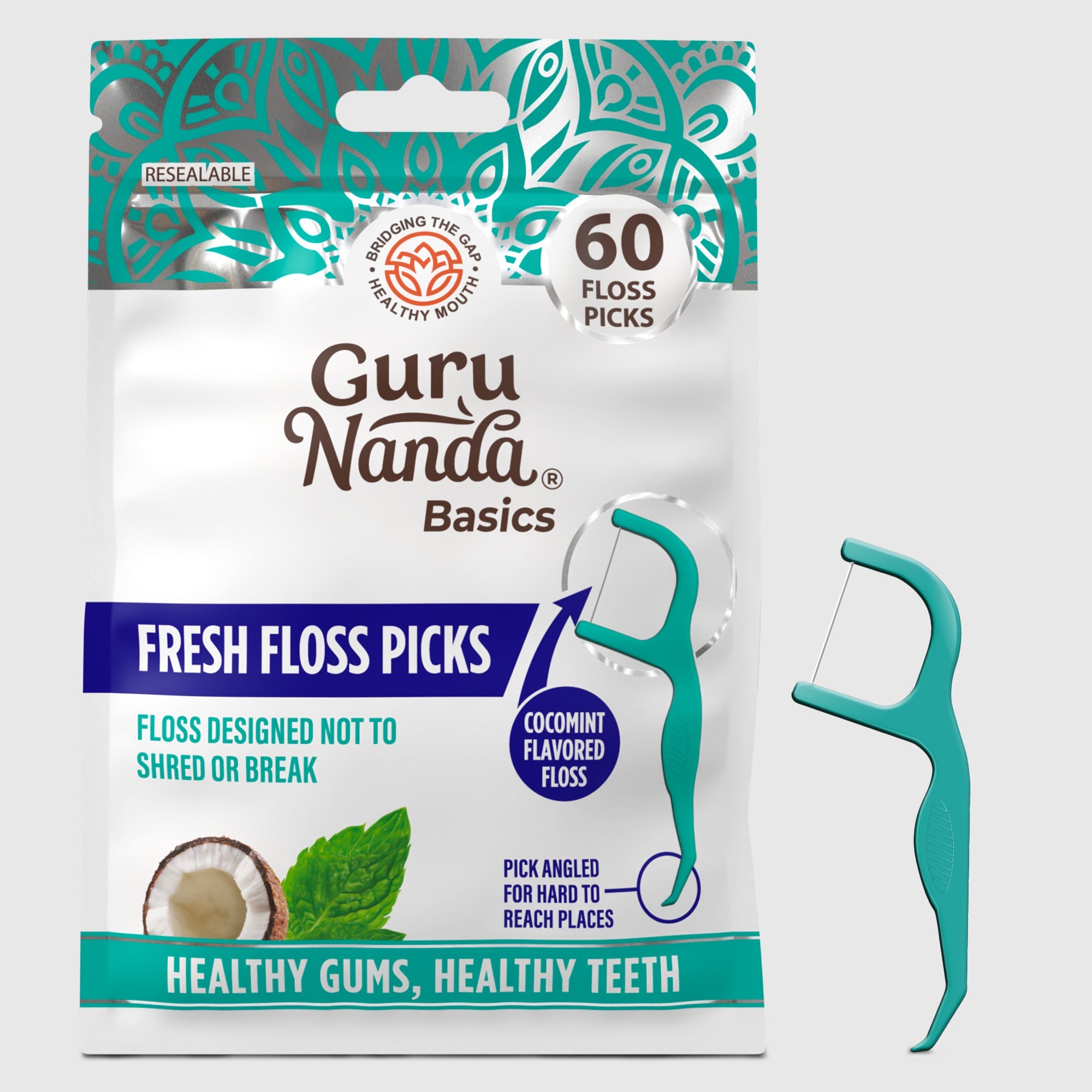 Fresh Floss Picks ¨C 60 Count