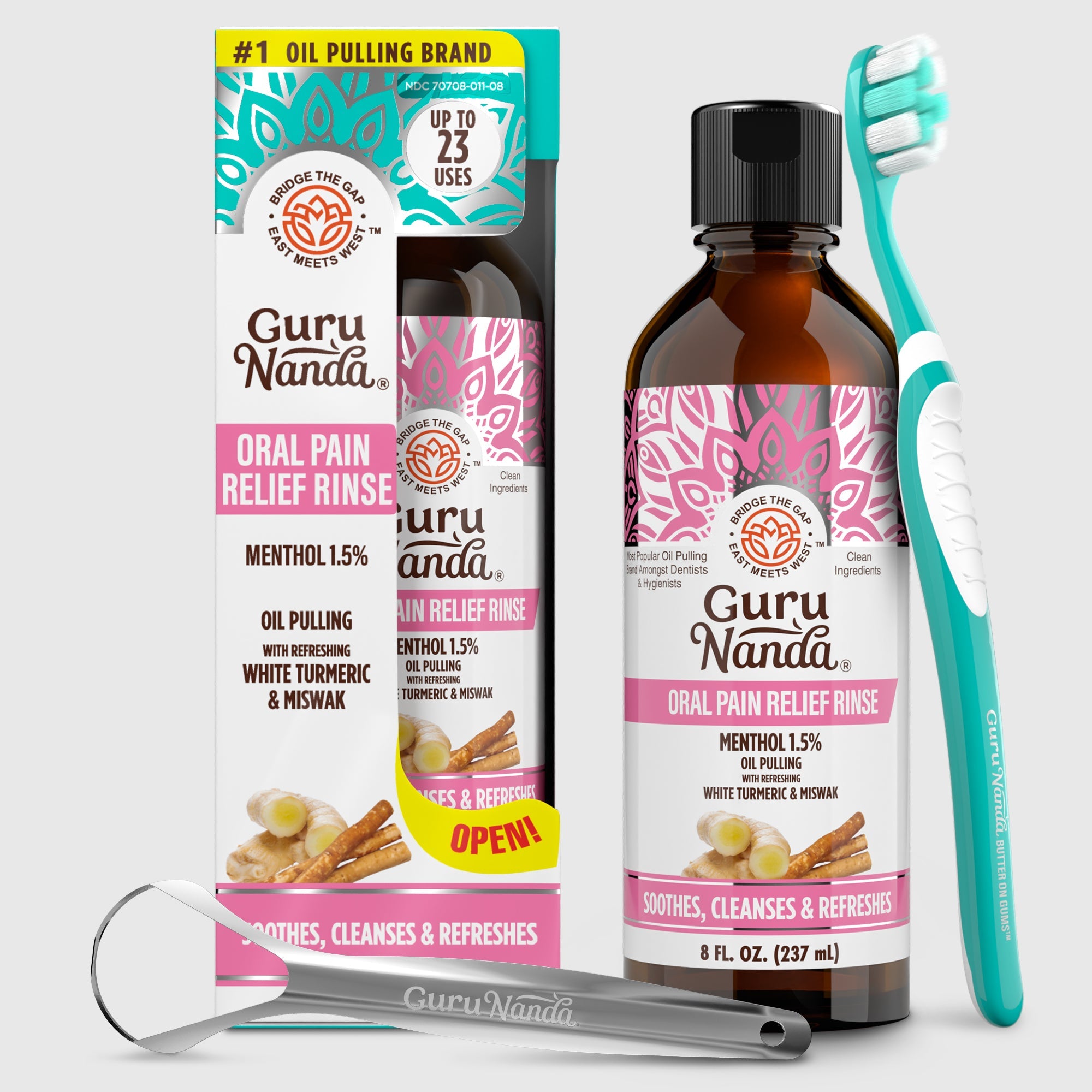 Oral Pain Relief Oil Pulling ¨C 8 fl. oz.