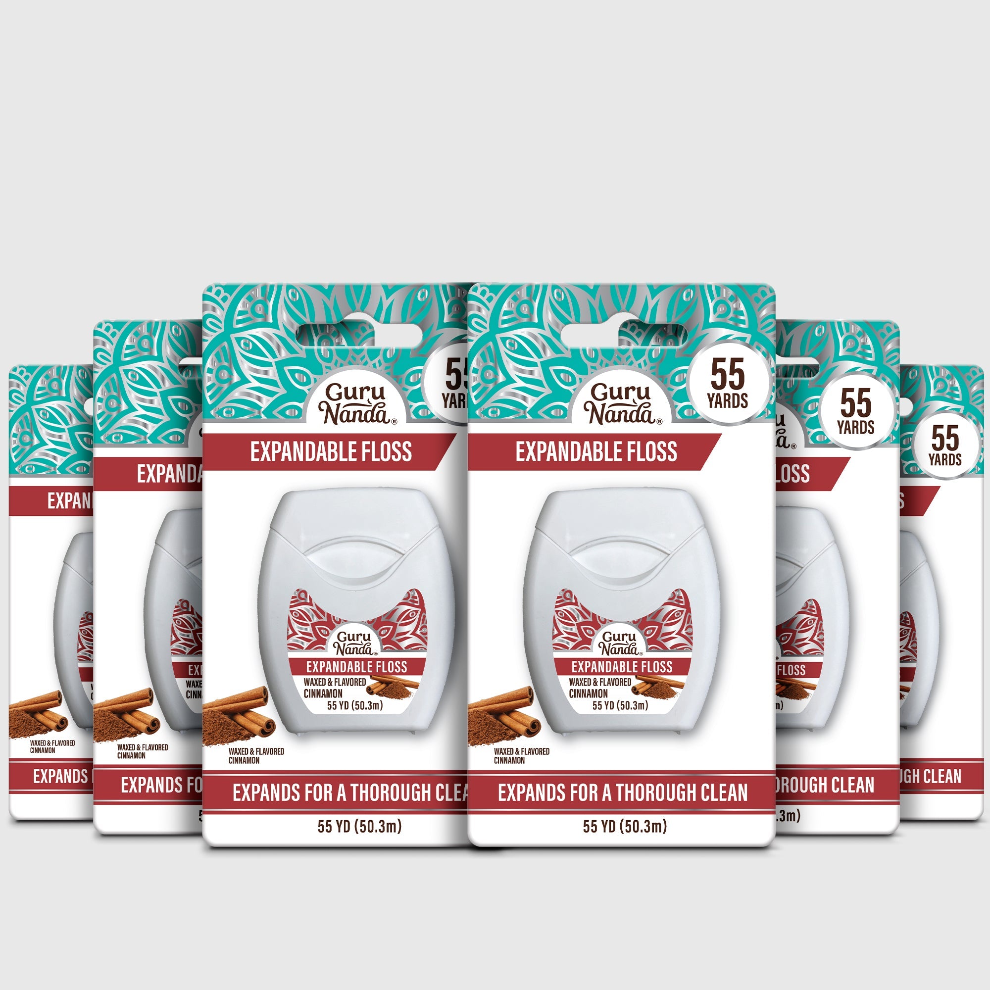 Cinnamon Flavored Expandable Dental Floss ¨C 55 Yards