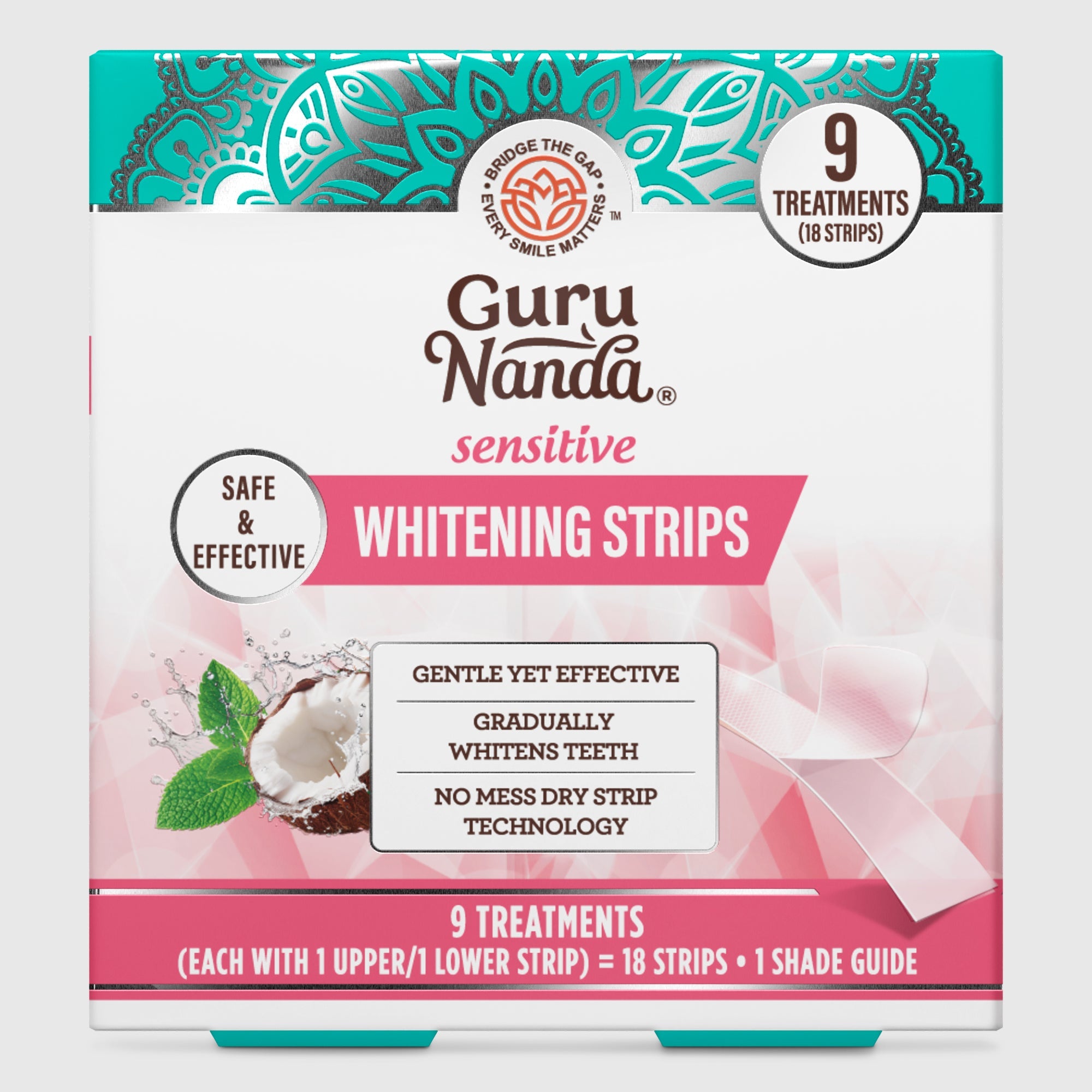 Sensitive Whitening Strips ¨C 9 Day Treatment