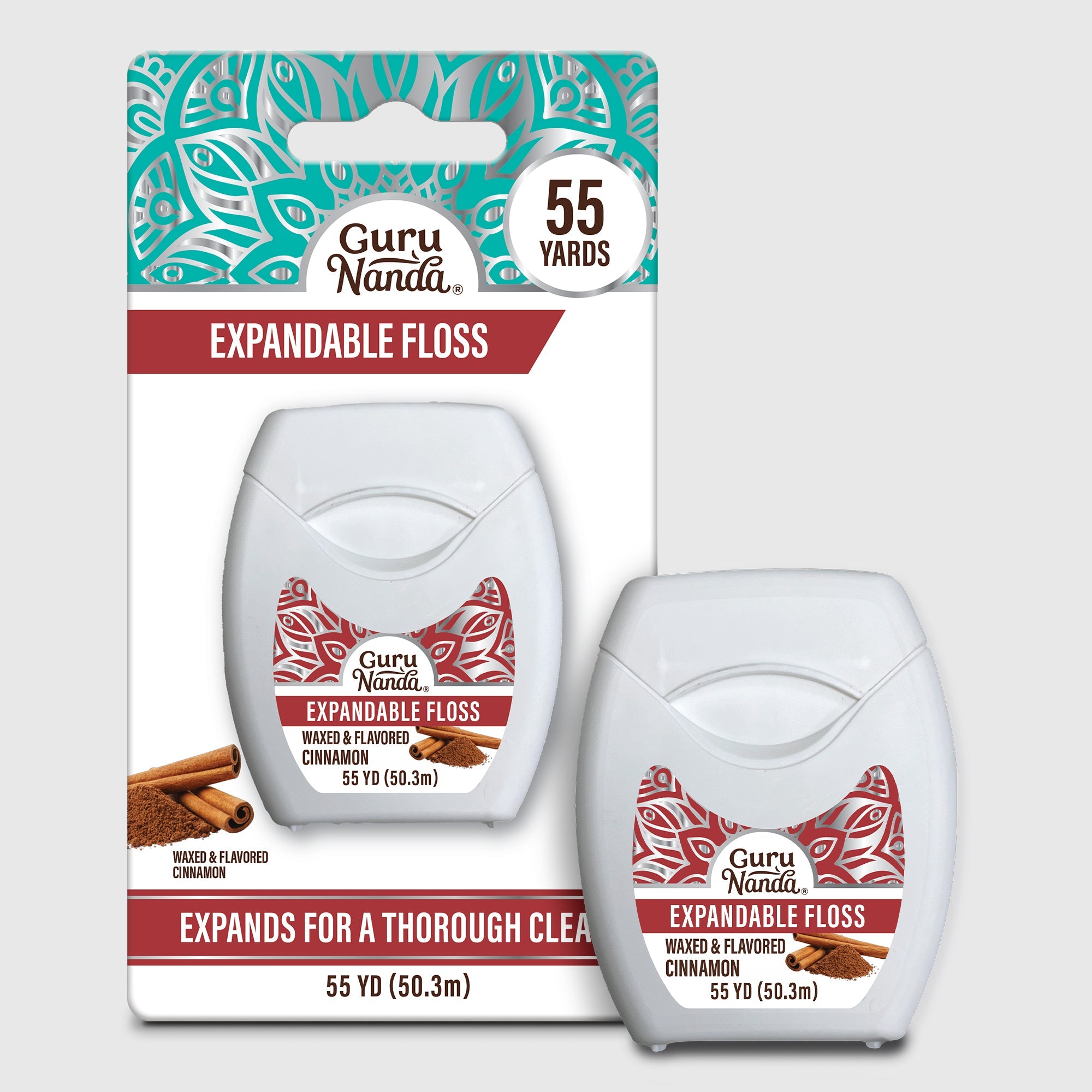 Cinnamon Flavored Expandable Dental Floss ¨C 55 Yards