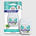 Peppermint Flavored Expandable Dental Floss ¨C 55 Yards