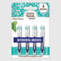 Interdental Brushes with Caps. Mint Flavor ¨C 4 Count