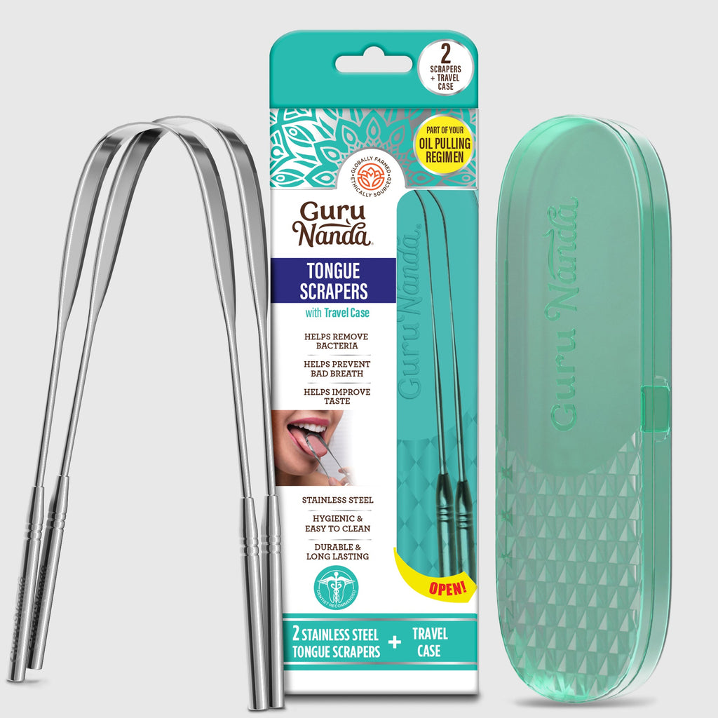 U Shaped Stainless Steel Tongue Scraper ¨C 2 Pack