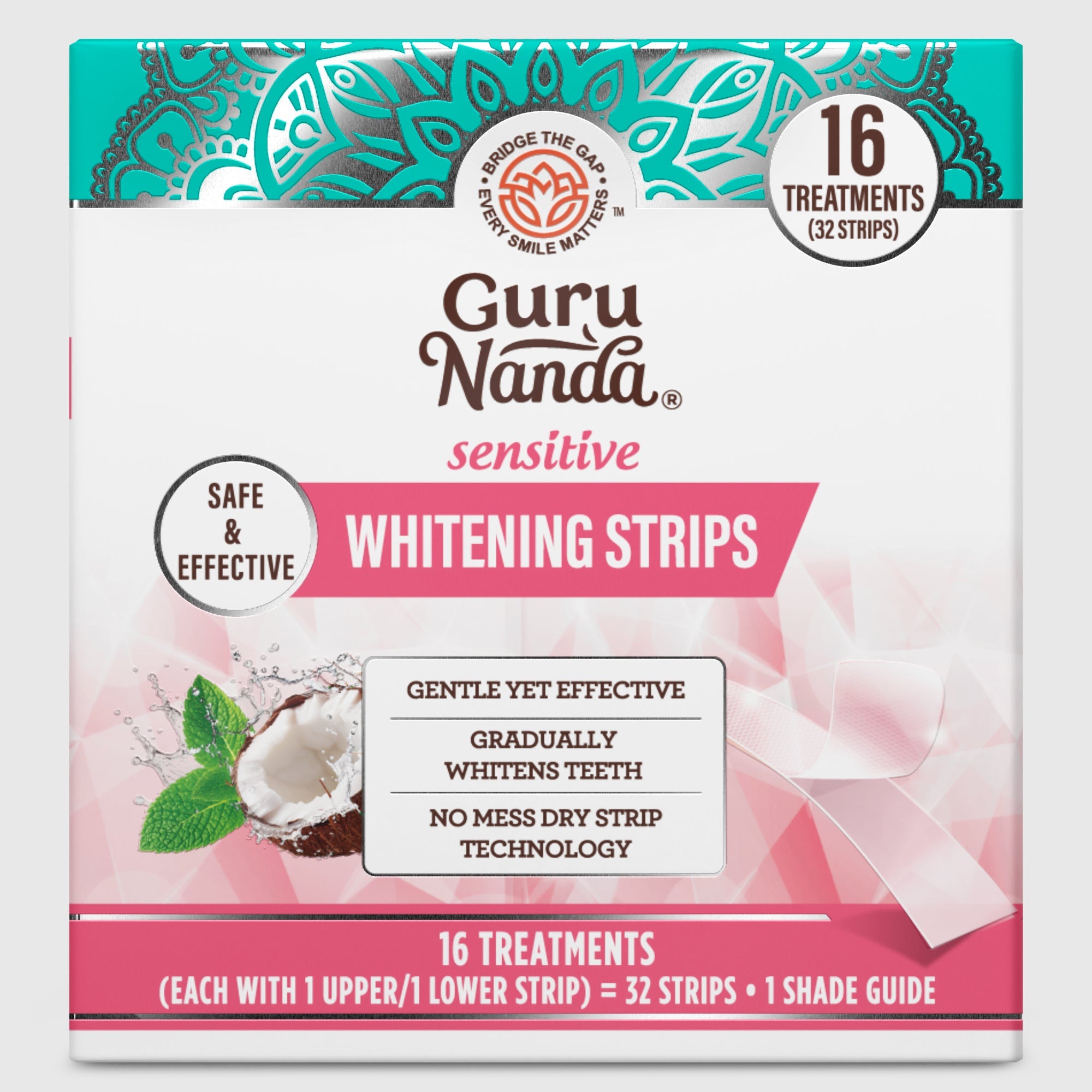 Sensitive Whitening Strips ¨C 16 Day Treatment