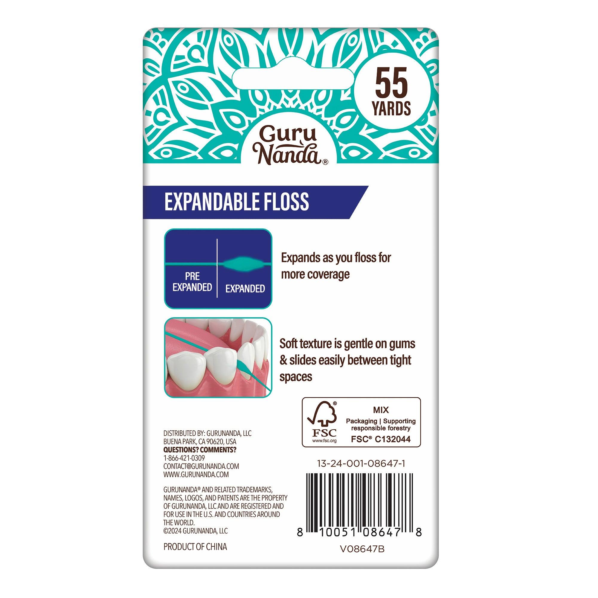 Peppermint Flavored Expandable Dental Floss ¨C 55 Yards