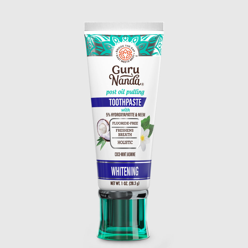 Travel-Size Hydroxyapatite & Neem Whitening Toothpaste. Fluoride Free ¨C 1 oz