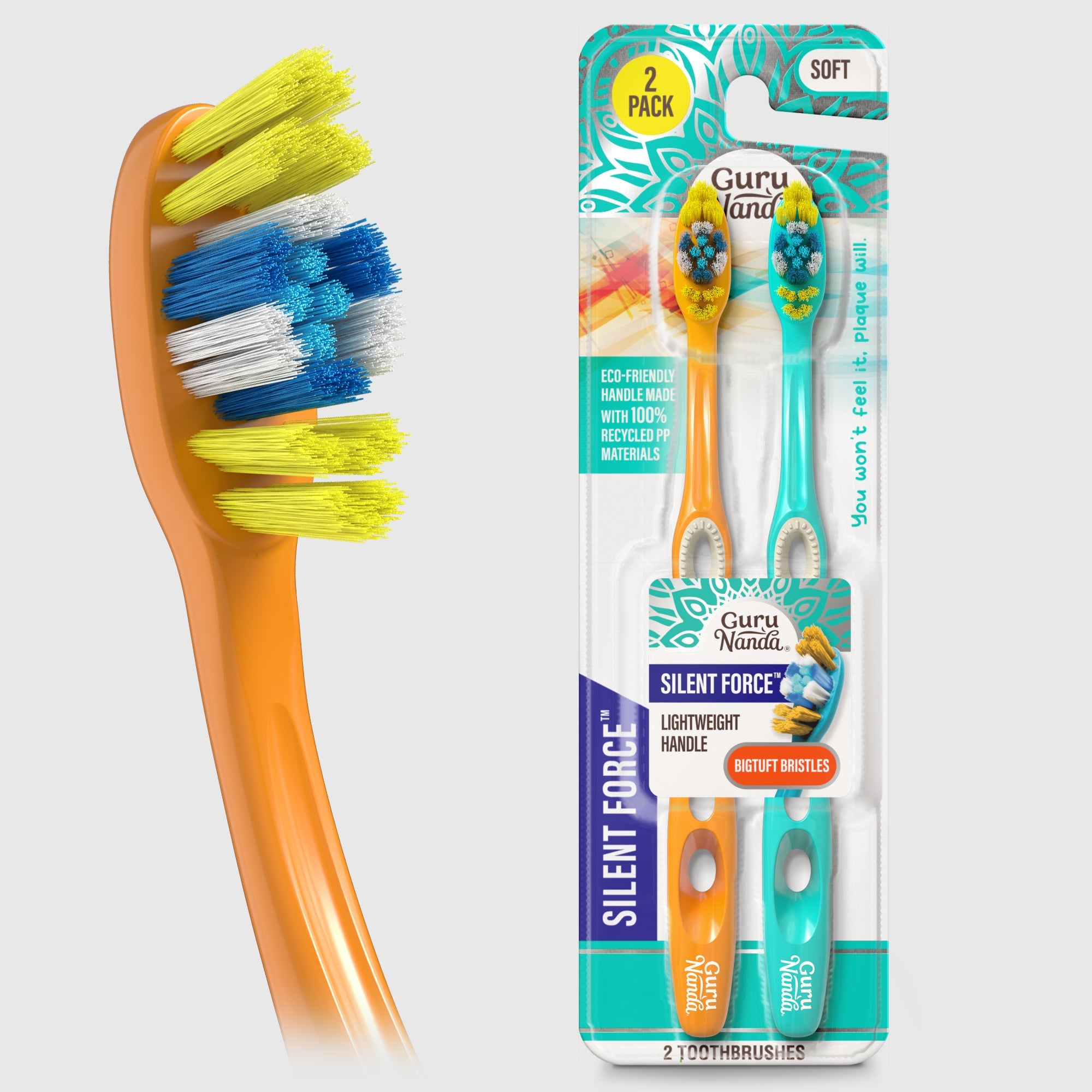 Silent Force Toothbrush ¨C 2 Pack