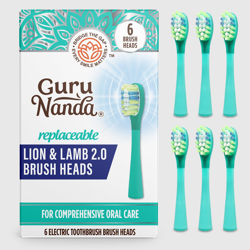 Lion & Lamb 2.0 Replacement Brush Heads ¨C 6 Pack