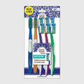 Multi-Action Toothbrush with Tongue Cleaner ¨C 8 Pack
