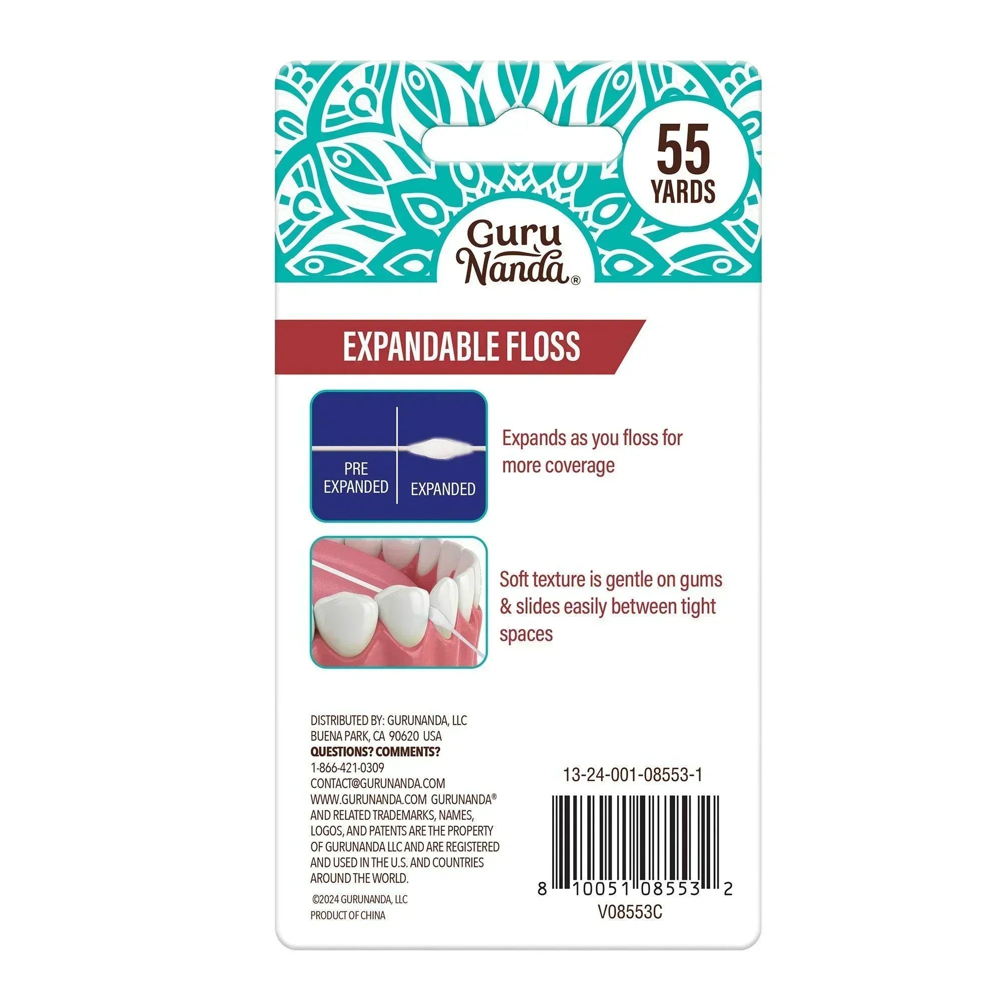Cinnamon Flavored Expandable Dental Floss ¨C 55 Yards