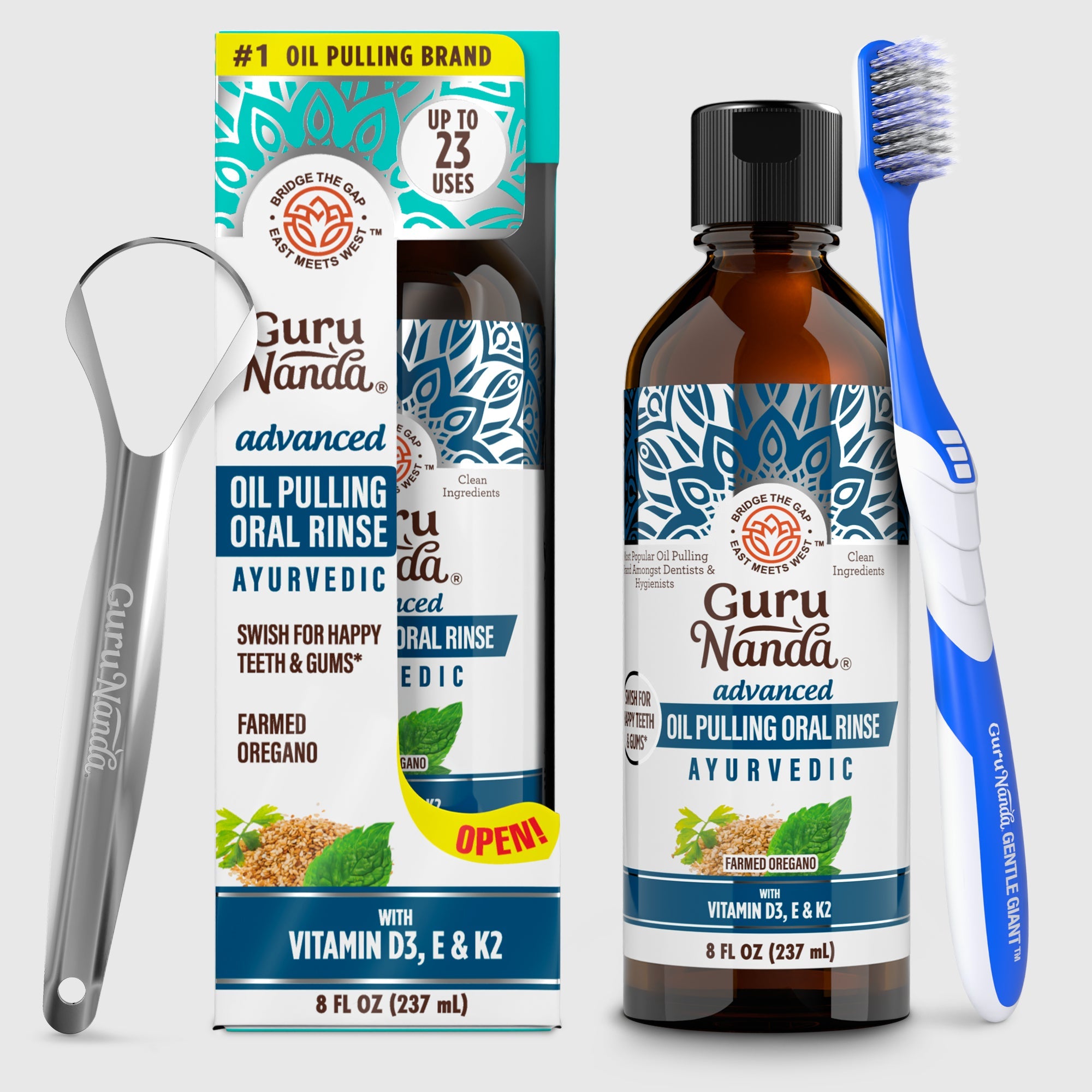 Advanced Oil Pulling with Sesame & Oregano ¨C 8 fl. oz.