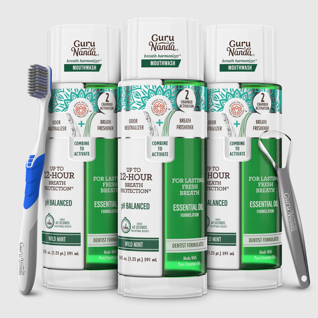 Dual Barrel Breath Harmonizer Mouthwash. Wild Mint