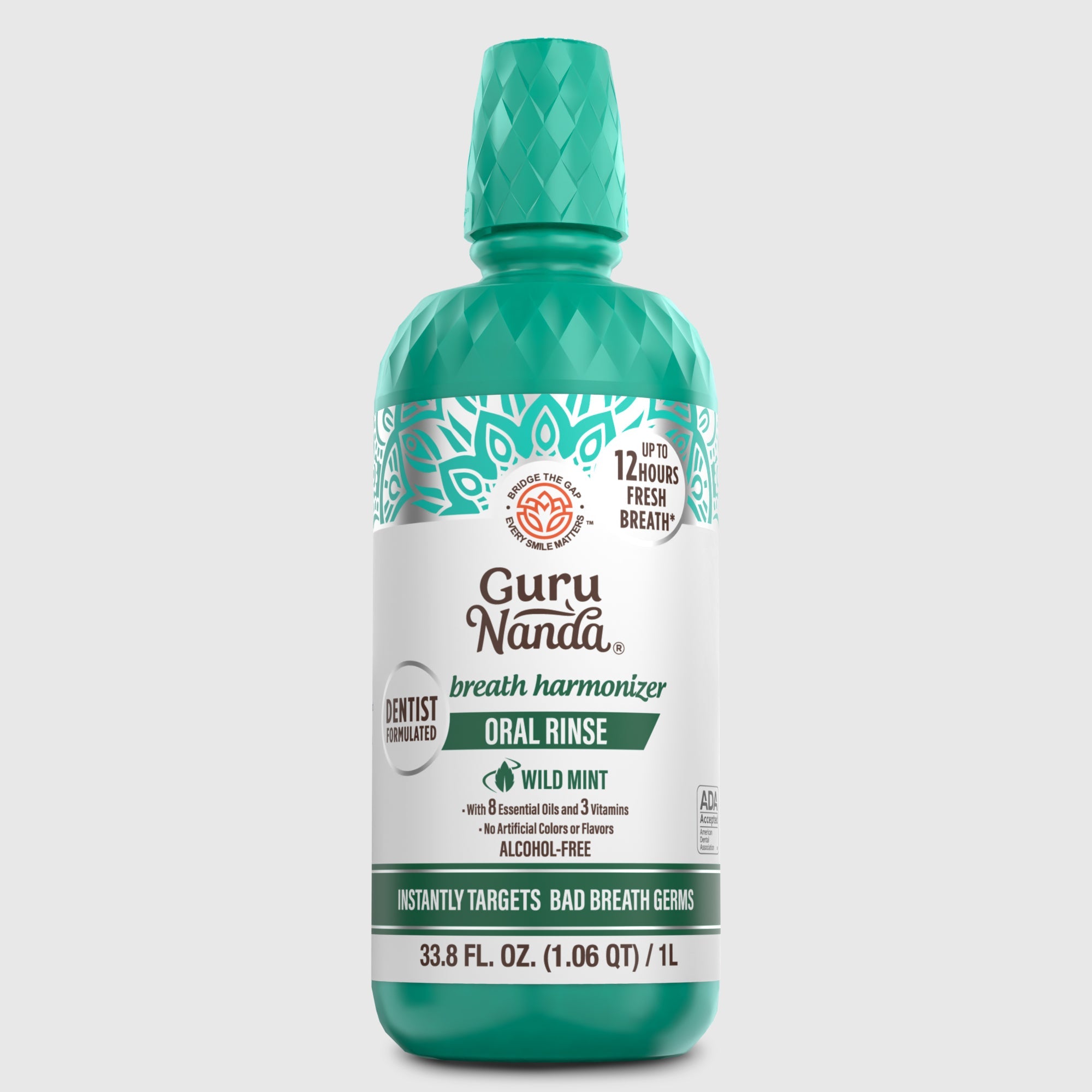 Fresh Breath Harmonizer Oral Rinse. Wild Mint