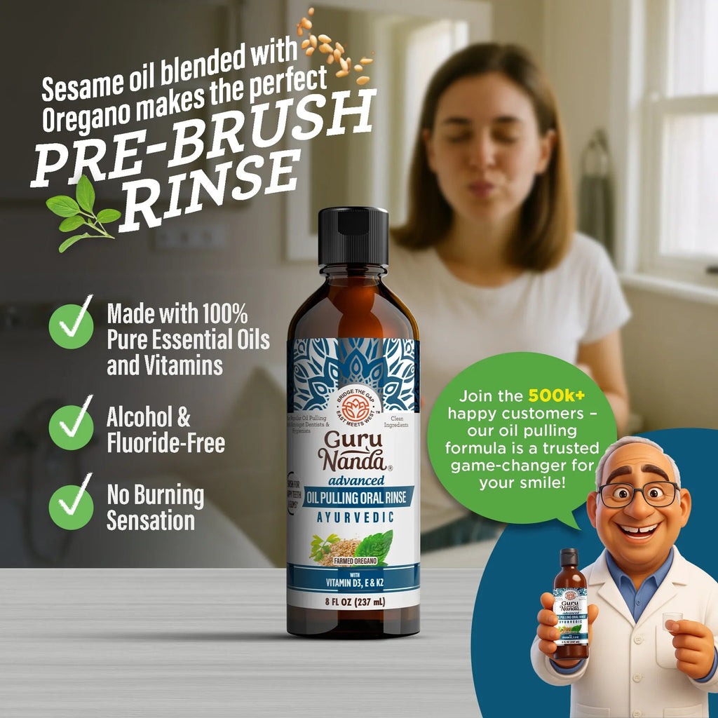 Advanced Oil Pulling with Sesame & Oregano ¨C 8 fl. oz.
