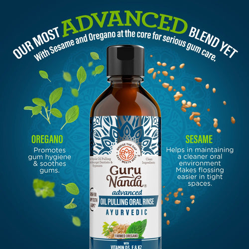Advanced Oil Pulling with Sesame & Oregano ¨C 8 fl. oz.