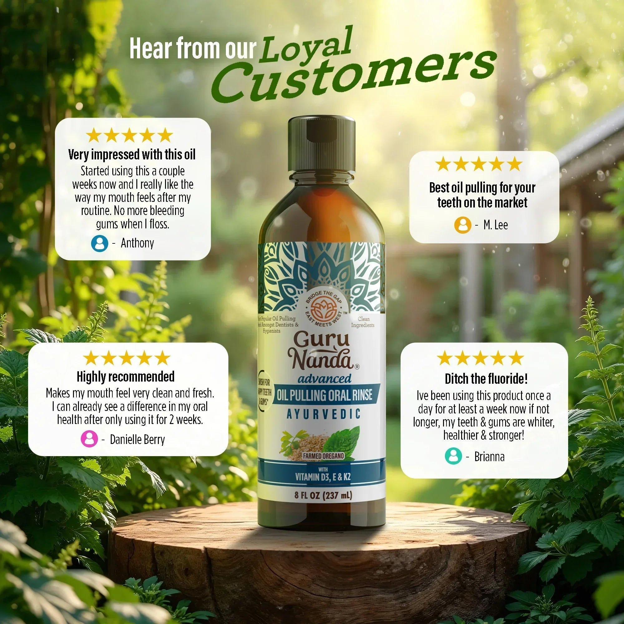 Advanced Oil Pulling with Sesame & Oregano ¨C 8 fl. oz.