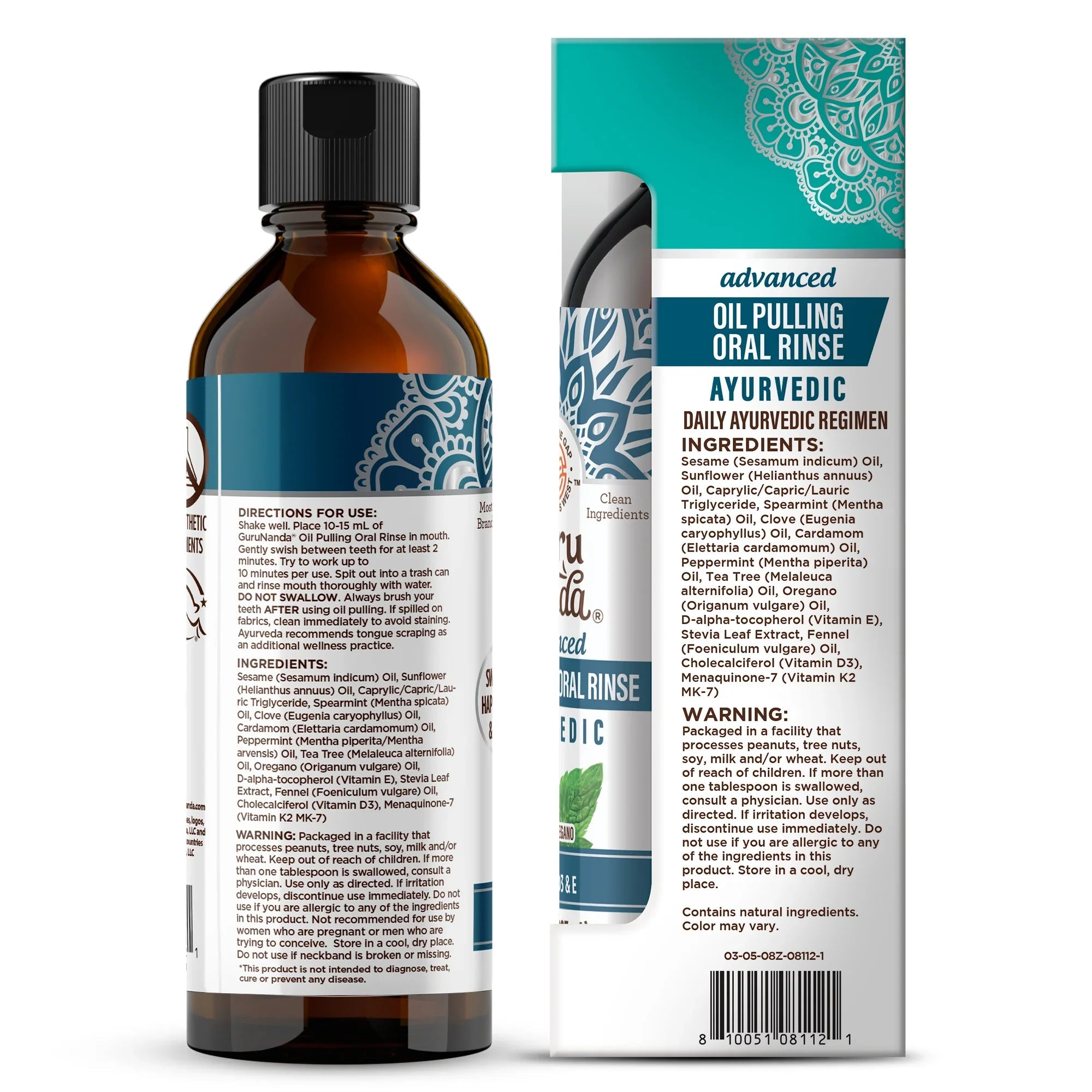 Advanced Oil Pulling with Sesame & Oregano ¨C 8 fl. oz.