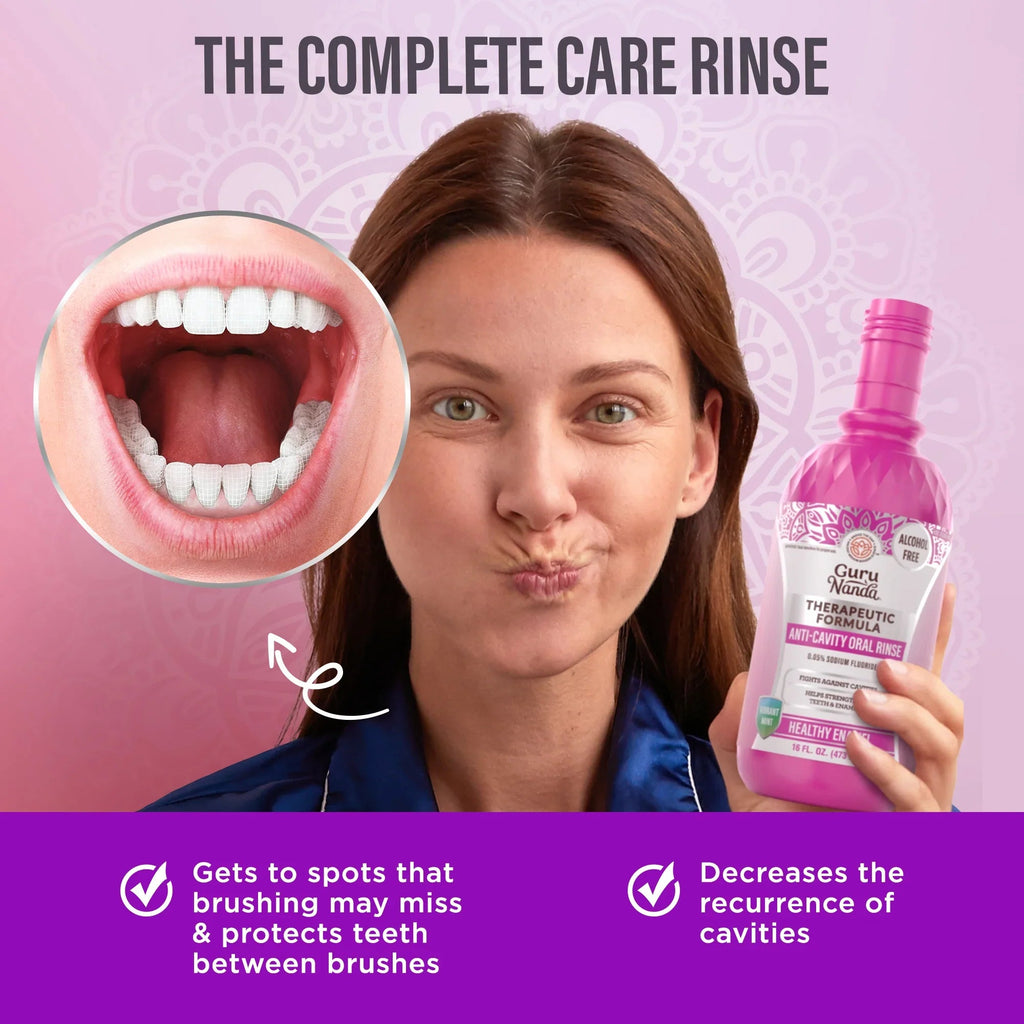 Anti-Cavity Oral Rinse. Vibrant Mint
