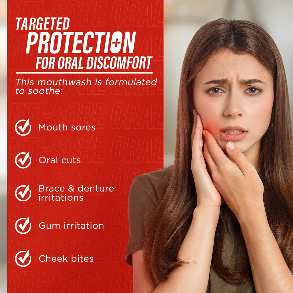 Anti-Sore Oral Rinse. Winter Mint