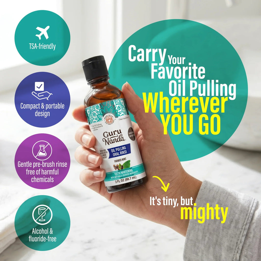 Cocomint Oil Pulling with 7 Essential Oils & Vitamins D3. E & K2