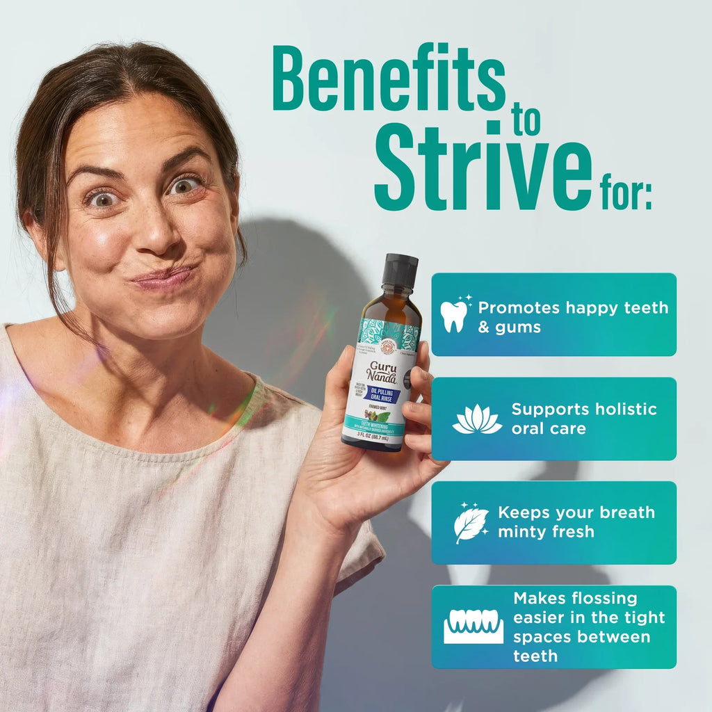 Cocomint Oil Pulling with 7 Essential Oils & Vitamins D3. E & K2