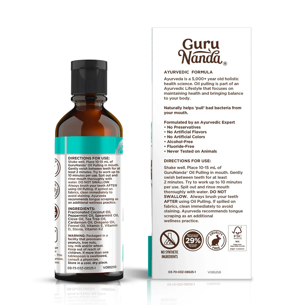 Cocomint Oil Pulling with 7 Essential Oils & Vitamins D3. E & K2