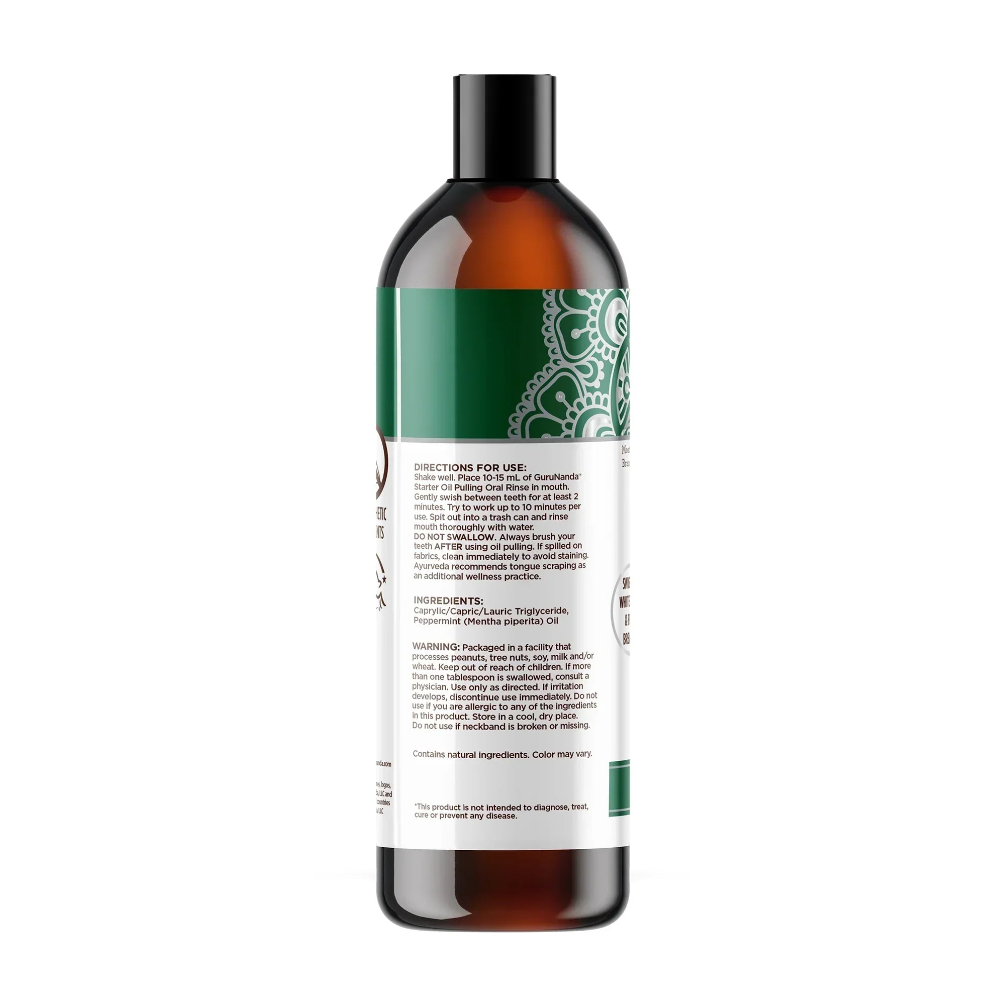 Coconut & Peppermint Oil Pulling. Starter Kit ¨C 8 fl. oz.