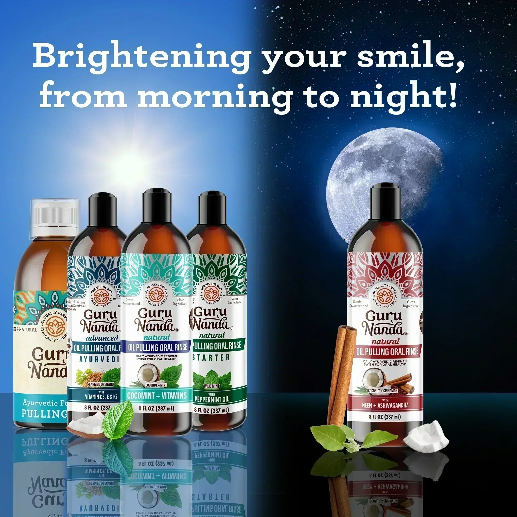 Coconut & Peppermint Oil Pulling ¨C 8 fl. oz.