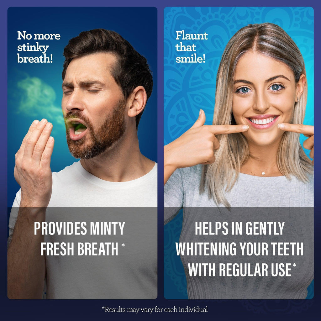 Dual Barrel Oxyburst Whitening Mouthwash. Wild Mint